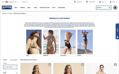 Vilebrequin website screenshot