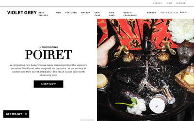 Violet Grey website screenshot
