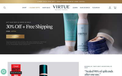 Virtue Labs website screenshot