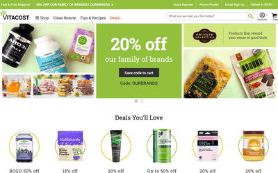 Vitacost.com on Shomp