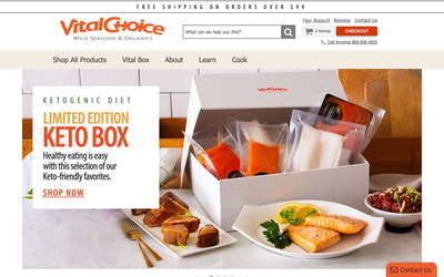 Vital Choice website screenshot