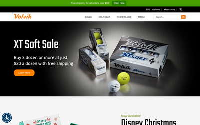 Volvik website screenshot