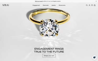VRAI website screenshot