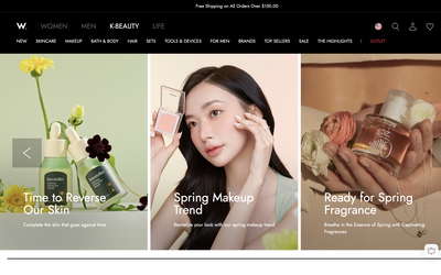 W Concept USA website screenshot