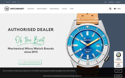 WatchBandit website screenshot