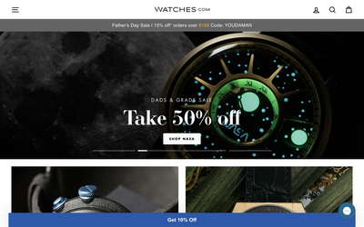 Watches.com website screenshot