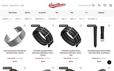 WatchGecko website screenshot