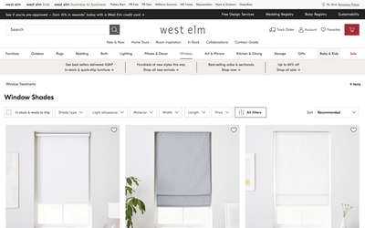 west elm website screenshot