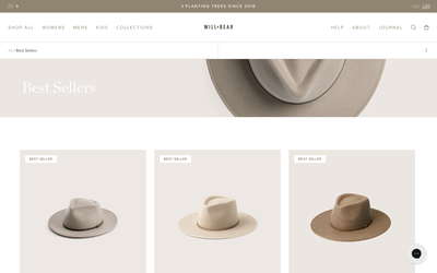 Will & Bear website screenshot