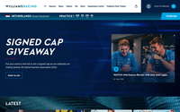 Williams Racing website screenshot
