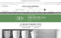 Williams Sonoma website screenshot
