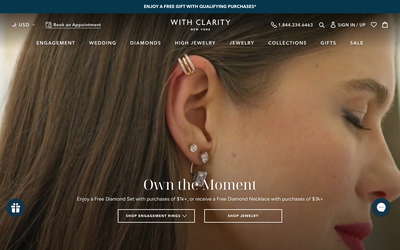 With Clarity website screenshot