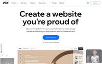 Wix website screenshot