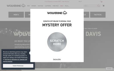 Wolverine website screenshot