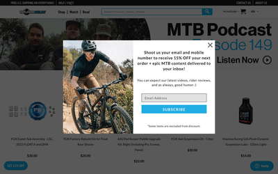 Worldwide Cyclery website screenshot
