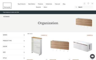 Yamazaki Home website screenshot