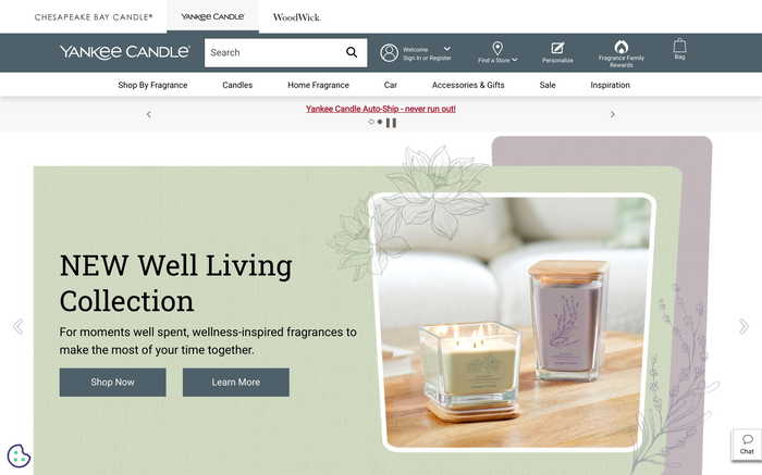 Yankee Candle screenshot