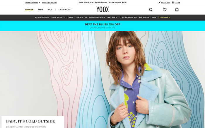 YOOX screenshot