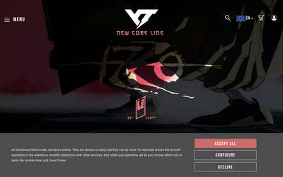 YT Industries website screenshot