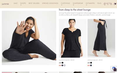 Yummie website screenshot