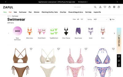 ZAFUL website screenshot