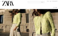 ZARA website screenshot